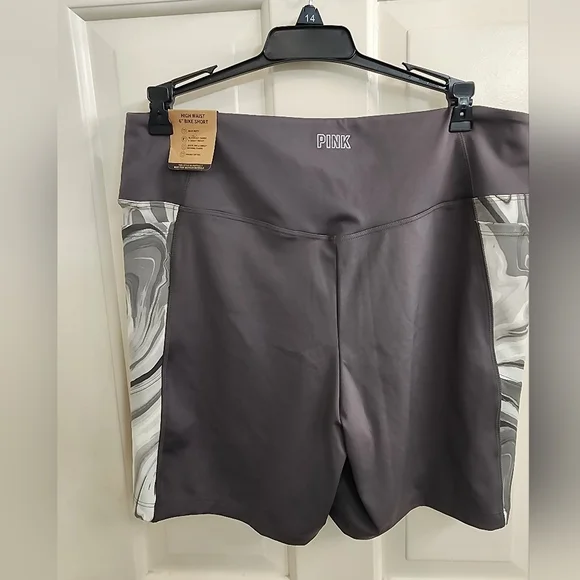NWT PINK Victoria's Secret 6in Bike Shorts XL Gray - Picture 3 of 5